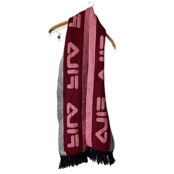 FILA Scarf With Tassles Warm Winter Unisex One Size Winter Warm Skiing - Picture 5 of 8